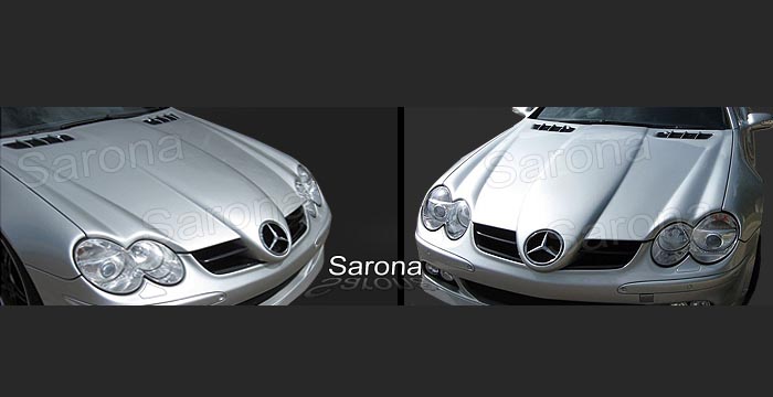 Custom Mercedes SL Hood  Convertible (2003 - 2008) - $2850.00 (Manufacturer Sarona, Part #MB-005-HD)